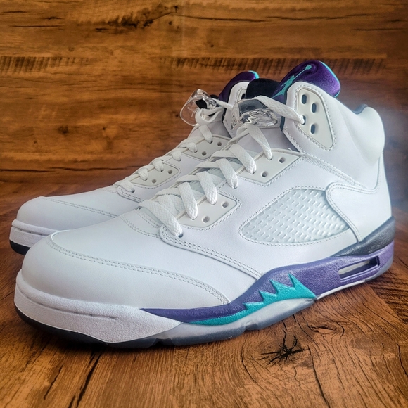 Nike Air Jordan 5 Retro Grape 2013 136027 108 Men's Size 11.5 Brand New - Picture 3 of 12